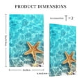 thumbnail image 3 of Fotbe Starfish And Seashell On The Beach 1 Print Duplex Receptacle Wall Plate, 1-Gang 5.0" x3.0" Wall Outlet Covers, Dual Outlet Faceplates Covers, Color-matched Screws Included-Style V, 3 of 6