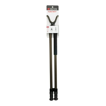 BOG Deadshot Bipod. Durable Aluminum. 25" - 64" Height Range. Foam Grip and External Twist Locks. Includes 1 Bipod.