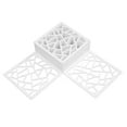 thumbnail image 5 of Privacy Screen Panels Hanging Room Divider Decorative Hollow Out Design Wall Screen Panels White, 5 of 19