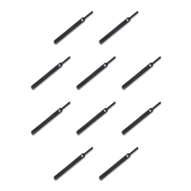 Naiovety Clips para cables, organizador de cables, resistente al desgaste, resistente al agua, adhesivo, soporte para cables, brida para cables, tipo 22 Ninguna 10Conjunto