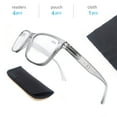 thumbnail image 2 of MODFANS Blue Light Blocking Reading Glasses Men Large Oversized Square Readers Wide fit Cheaters for Men W/Big Head/Large Face, 2 of 7