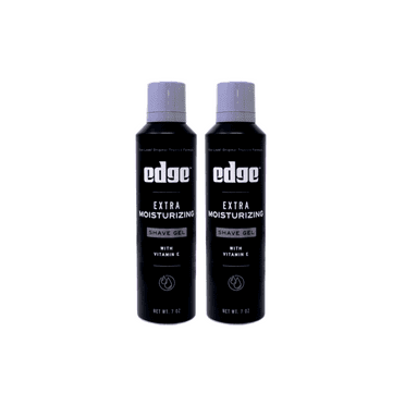 Edge Shave Gel Extra Moisturizing 7 oz (Pack of 2)