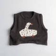 thumbnail image 1 of Spring Autumn Kid's Cotton Knit Vest Korean Cute Animal Jacquard Boys Waistcoat Girls Sleeveless Sweater Children's Outwear, 1 of 6