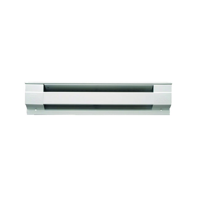 Calentador de zócalo Cadet de 1500 W, 240 V, 5120 BTU para 23 m², color blanco
