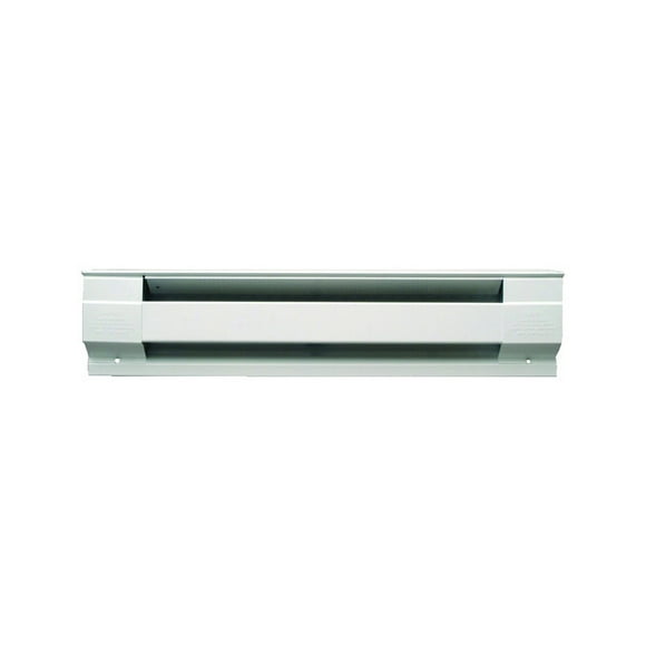 Calentador de zócalo Cadet de 1500 W, 240 V, 5120 BTU para 23 m², color blanco