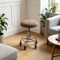 thumbnail image 6 of Round Bar Stool Cover, Elastic Band Secure Cloth Seat Protector for Kitchen Furniture, 6 of 6
