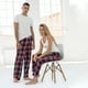 thumbnail image 2 of Skinnifit - Pantalón de Pijama Diseño Tartán para Mujer (Cuadros Rojos/Marinos), 2 of 2