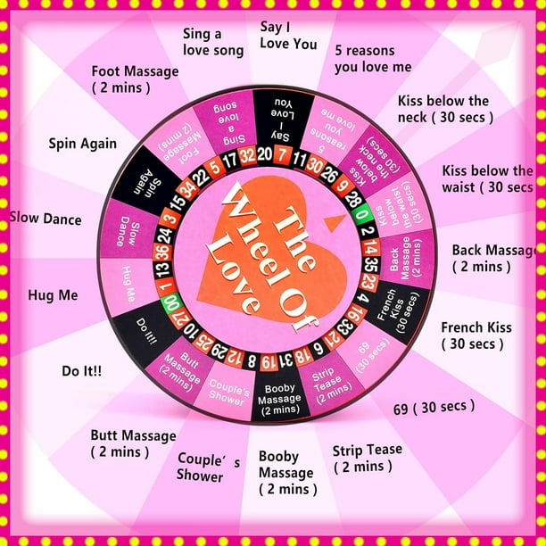 Ruleta Y Dados Sexuales Para Parejas – Juego De Citas Y Noches Románticas, Regalo Divertido Para Aniversarios Y San Valentín