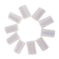 thumbnail image 1 of 10 Bundle Handmade Latch Hook Yarn For Latch Hook Starter Beginners - White, 6cm, 1 of 8