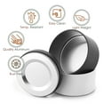 thumbnail image 3 of Hearth & Harbor 8 Oz, 12 Pack Black and White DIY Candle Containers with Lids - Tin Candle Jars for Making Candles - Metal Candle Jars - Bulk Tins Storage for Candle - Solid, 3 of 4