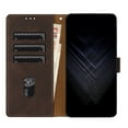 thumbnail image 3 of Wallet Case for Samsung Galaxy S25, Vintage PU Leather Flip Case Card Slots Holder Cash Pocket, Kickstand Book Folding Folio Phone Cover with Wrist Strap for Samsung Galaxy S25 - Brown, 3 of 8