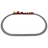 Velocity Toys Ready to Play Jupiter Locomotive Battery Powered Model Train Set