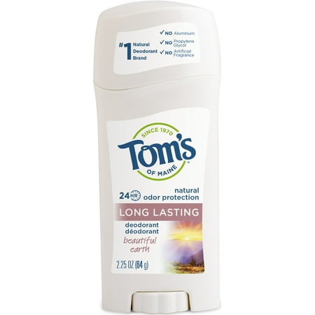 Tom's of Maine Long Lasting Beautiful Earth Deodorant 2.25 (The Best Deodorant On Earth)