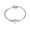 C, variant on Stainless Steel Bracelet, Silver Bracelet for Men, Letter Design Fashion Jewelry, Letter C