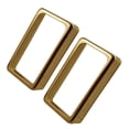 thumbnail image 2 of 2pcs Humbucker Pickup Covers Protection Part Electric Guitar Pickup Replacement Golden, 2 of 8