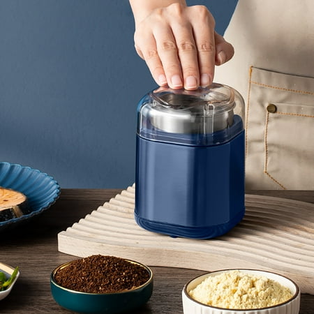 

Ycolew Kitchen Gadgets Cooker Coffee Grinder Electric Grains Grinder Electric Spice Grinder Electric Herb Grinder Grinder For Coffee Beans Spices With 2 Stainless Steel Blade Home & Kitchen Clear