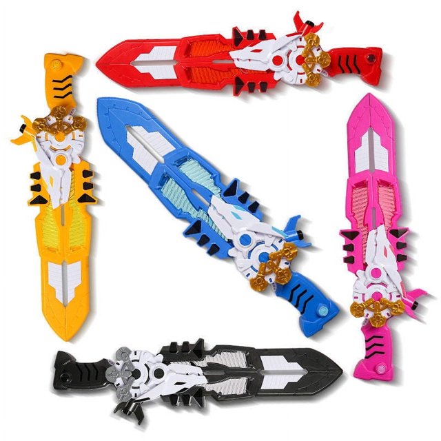 Mini espada de transformación de fuerza de modo múltiple, figuras de acción, MiniForce X, Arma de deformación, juguete para niños