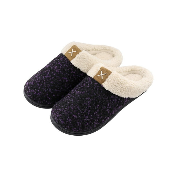 fuzzy wool slippers