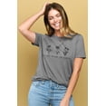 thumbnail image 2 of Being Kind Is Cool Women's Fashion Relaxed T-Shirt Tee Heather Gray Small, 2 of 3