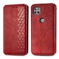 thumbnail image 3 of Étui pour Motorola MOTO G 5G à Rabat Portefeuille à Rabat Magnétique Protecteur - Rouge, 3 of 5