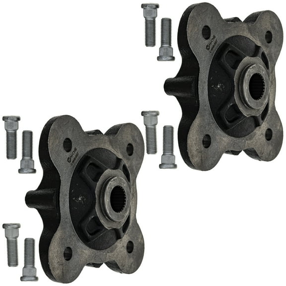 Niche Rear Wheel Hub for Polaris Ranger 570 Crew 1000 XP 900 HST 5137431 2 Pack UTV 519-CWH2229B