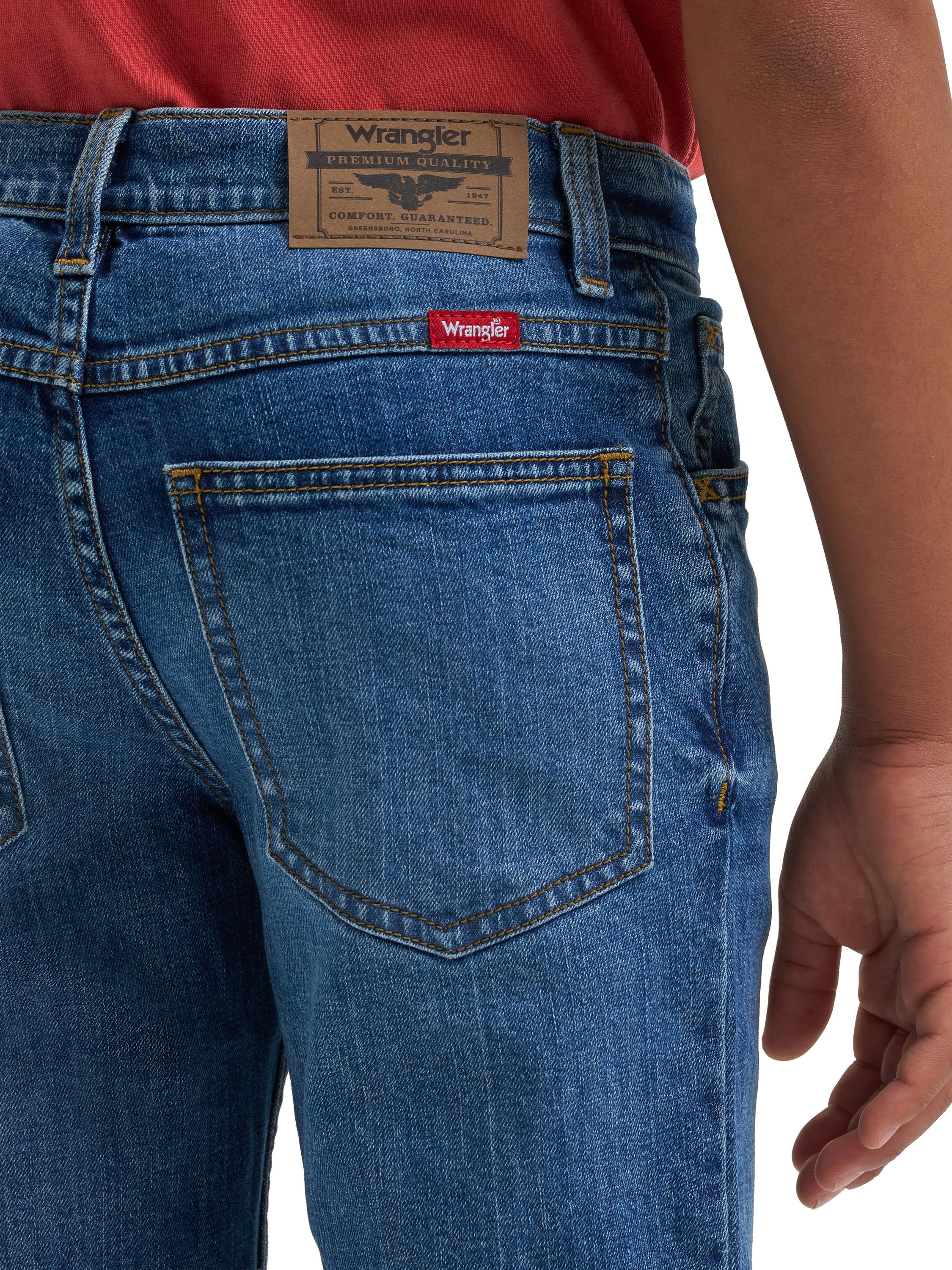 Wrangler Boys Bootcut Denim Jeans, Sizes 4-16 & Husky