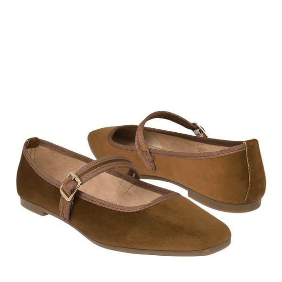 ZAPATOS NOMADAS MUJER 69126 SUEDE CAFÉ
