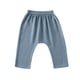 thumbnail image 4 of Odeerbi 1-11 Años Niños Niñas Algodón Lino Pantalones Recortados Verano Color Sólido Drop Crotch Pantalones Arrugados Pantalones Transpirable Ligero, 4 of 7