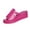 Hot Pink, variant on KEGIRLOM Women's Fashionable And Casual Summer Thick-Soled Outdoor Wedge Sandals Hot Pink 7.5