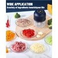thumbnail image 4 of Household Electric Garlic Crusher, Cordless Mini Food Chopper with Rechargeable Battery, One-Touch Operation for Herbs and Vegetables, 4 of 7