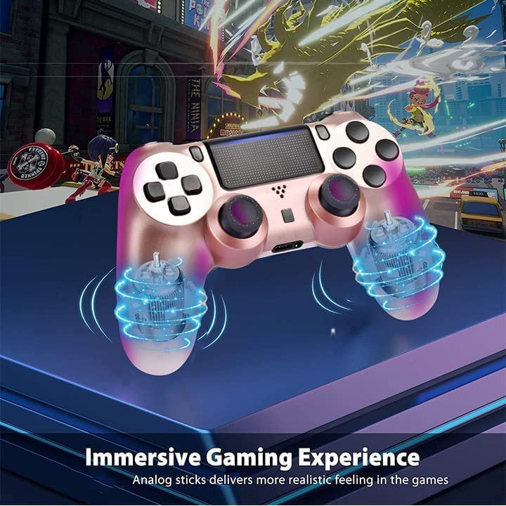 SPBPQY Wireless Controller Compatible PS4/PS4 Slim, Rose Gold Walmart.com