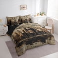 thumbnail image 3 of Feelyou 3D Bear Family Twin Bedding Sets 7pcs, Farmhouse Lodge Cabin Bedding Comforter Set, 3 of 8