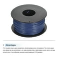 thumbnail image 3 of Uxcell 24AWG Stranded Wire Hookup 30M/100ft Blue, Electrical Wire UL1007 Spool, 3 of 6