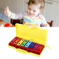 thumbnail image 1 of Glockenspiel, Easy Tuning 8 Notes Aluminum Plastic Kids Xylophone  for Performance, 1 of 8