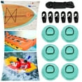 thumbnail image 4 of Stainless Steel s Kayak Cord Deck Rigging Dinghy Raft Inflatable Boat Rafting Surfboard Canoe Paddleboard , Light Green, 4 of 9