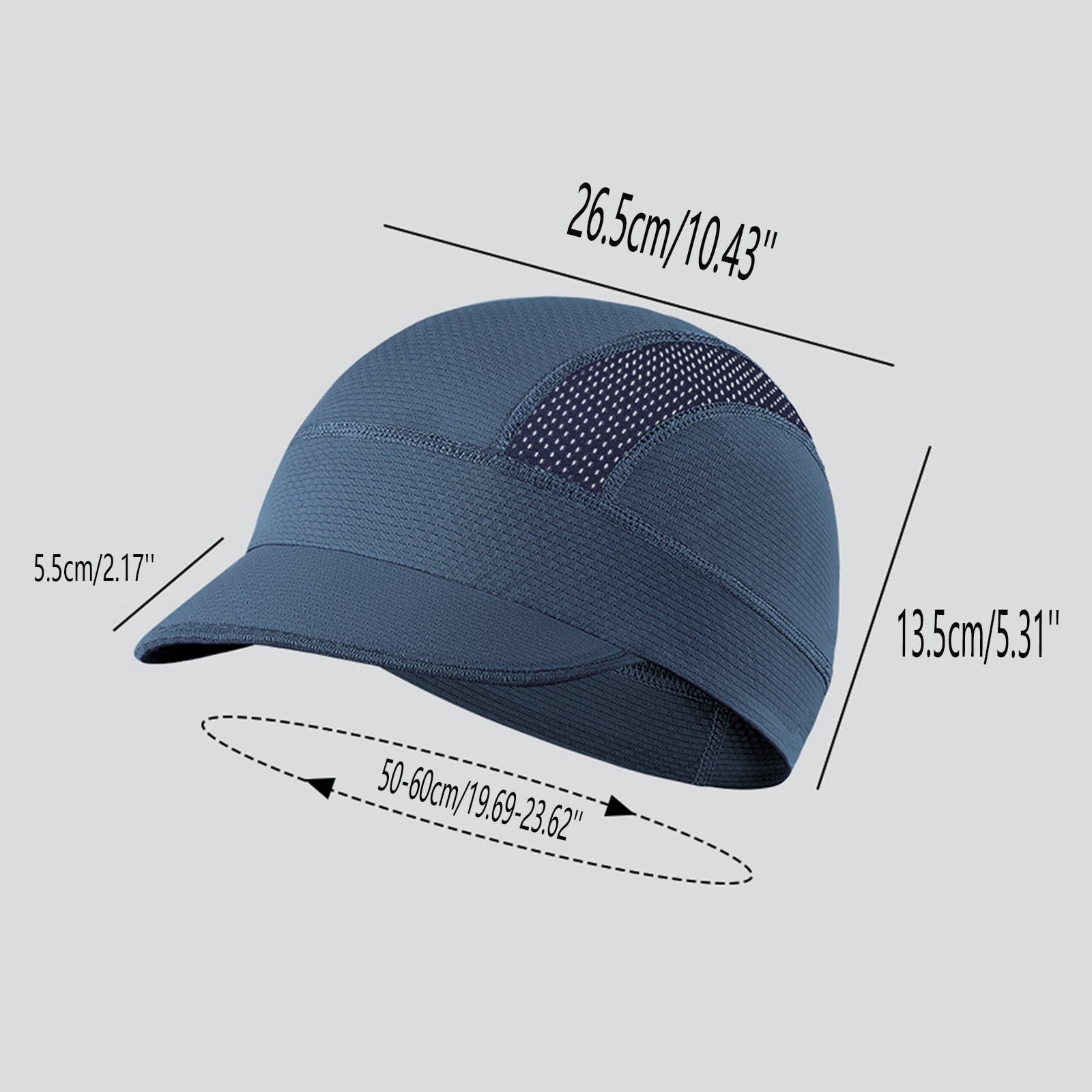 bike helmet cap Cycling for Men  Under Liner Cycling Hat with Brim FREE Face Mask included in the package Daytona Helmets Half Skull Cap