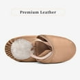 thumbnail image 2 of Stelle Girls Leather Pirouette Lyrical Half Sole Ballet Jazz Shoes Turning Shoes Practice Dancing Shoes for Girls/Women/Boy/Men/Adult, 2 of 6