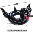 thumbnail image 2 of Lazy Coast Giant 62\\u201d Swan with Wings Inflatable Swimming Ring Pool Float, 2 of 8