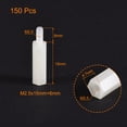 thumbnail image 2 of M2.5 x 15 mm + 6 mm Male to Female Nylon Hex Spacer Standoff 150 Pieces, 2 of 4