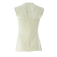 thumbnail image 2 of VELVET by Graham & Spencer Women's Lace Inset Sleeveless Blouse Small Milk, 2 of 3