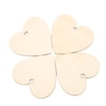 thumbnail image 4 of 30pcs Heart Ornament Wooden Romantic Decorative Sign with Rope Gift Tag for DIY Enthusiast, 4 of 14