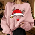 thumbnail image 6 of Men's Ugly Christmas Sweaters - Funny Christmas Sweaters for Men - Fun Holiday Pullovers,Pink,L, 6 of 6