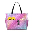 thumbnail image 1 of Easygdp Fun Rainbow Bolsa de Viaje de Playa de Gran Capacidad, Bolsa Tote Perfecta para la Playa, Escapadas de Fin de Semana y Viajes, 1 of 7