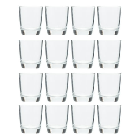 Mainstays 16-Piece Drinkware Glass Set