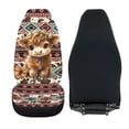 thumbnail image 6 of XYZCANDO Car Seat Covers Geometric Pattern Set of 2 Car Front Seat Covers Decorative Vehicle Truck Van Waterproof Thin Automobile Seat Cover, 6 of 10