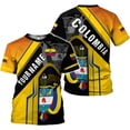 thumbnail image 2 of Personalized Colombia Shirts Colombia Flag Shirt Colombian T-Shirt for Men Colombian Shirts for Men and Women (DefaultTitle, 5XL), 2 of 7