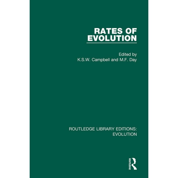 Routledge Library Editions: Evolution Rates of Evolution, (Paperback)