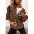 thumbnail image 4 of Sudadera con cremallera PRETTYGARDEN 2025 color marrón XL, 4 of 8