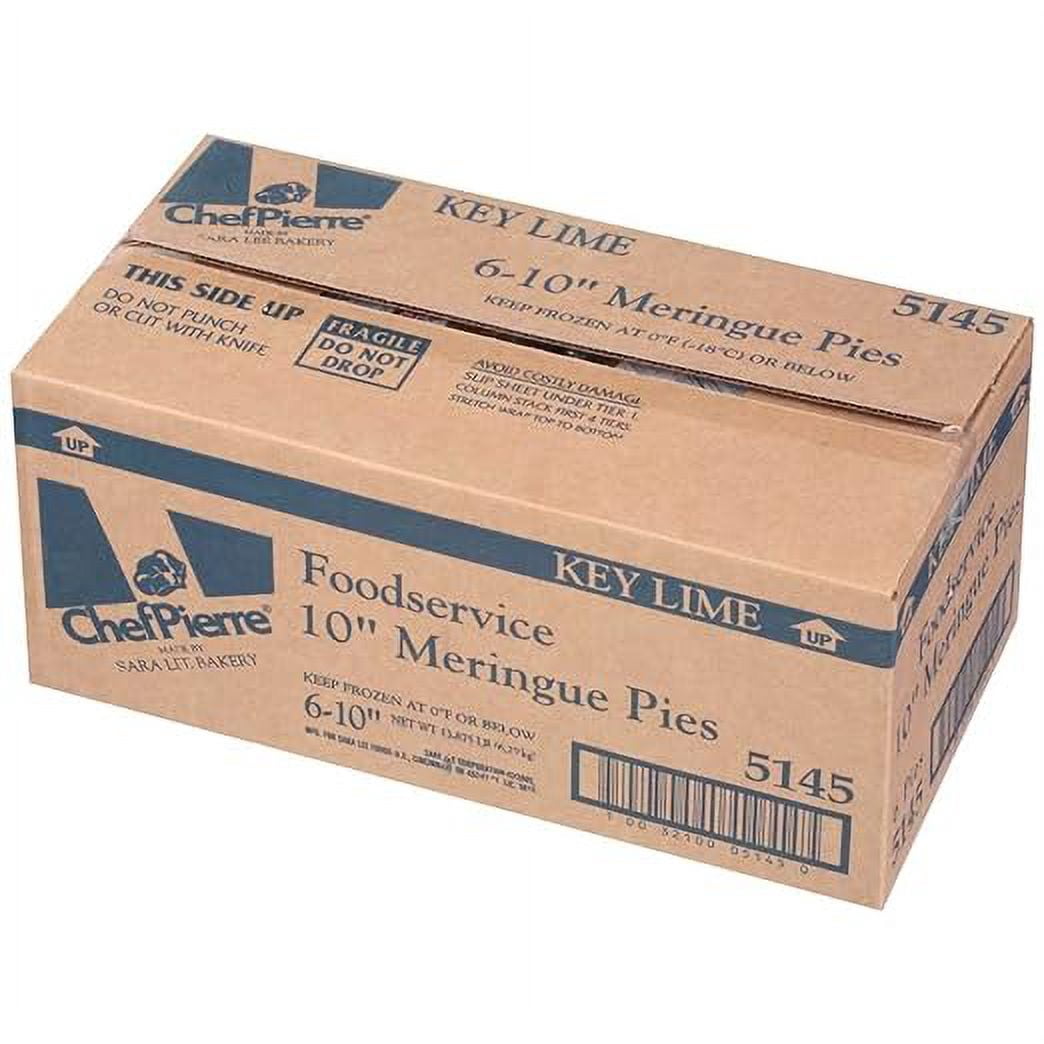 Sara Lee Chef Pierre Key Lime Meringue Pie, 10 inch -- 6 per case.
