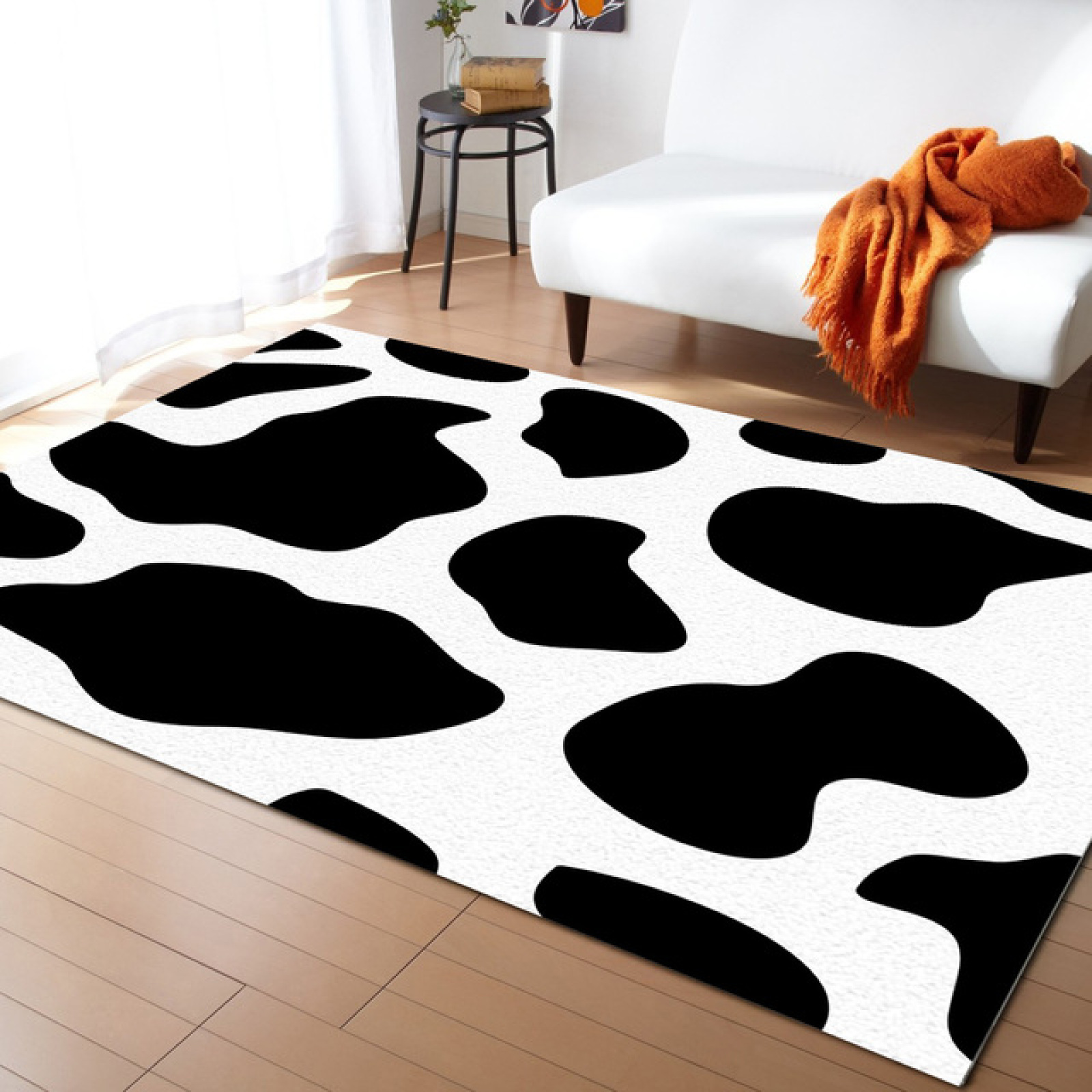 Cow Print Area Rug Rugs For Bedroom Decorate Living Room Entrance